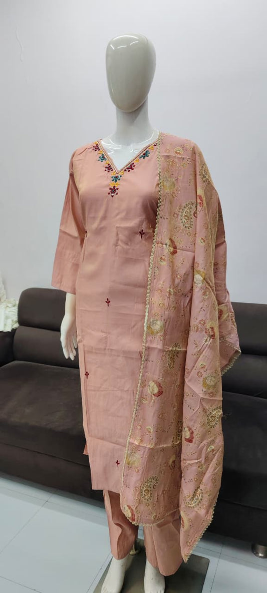Peach Elegant Designer suits