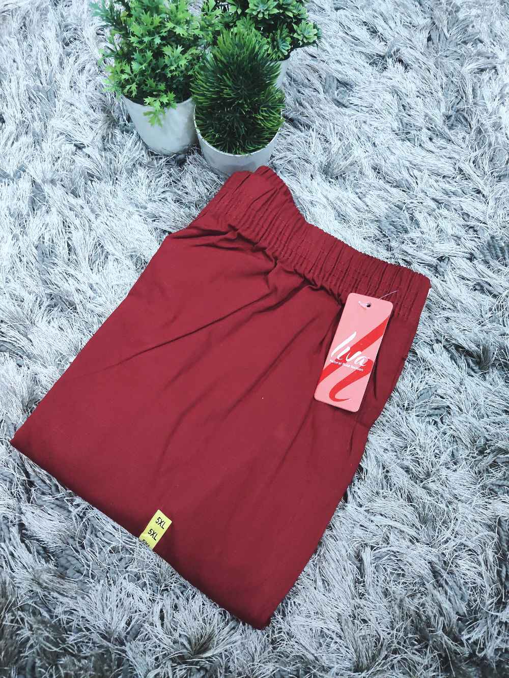 Maroon Lycra strechable pants