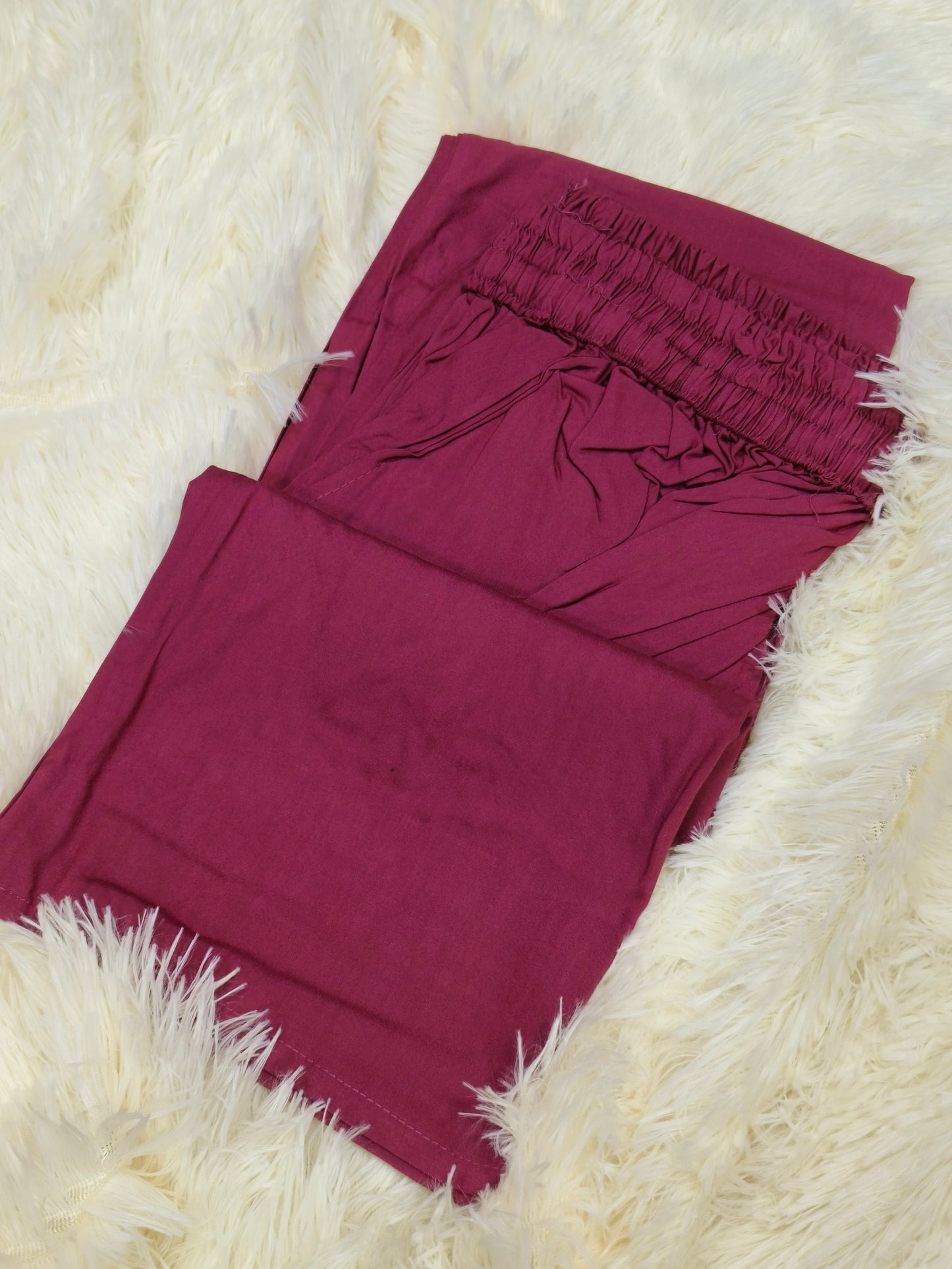 Wine palazzo pant