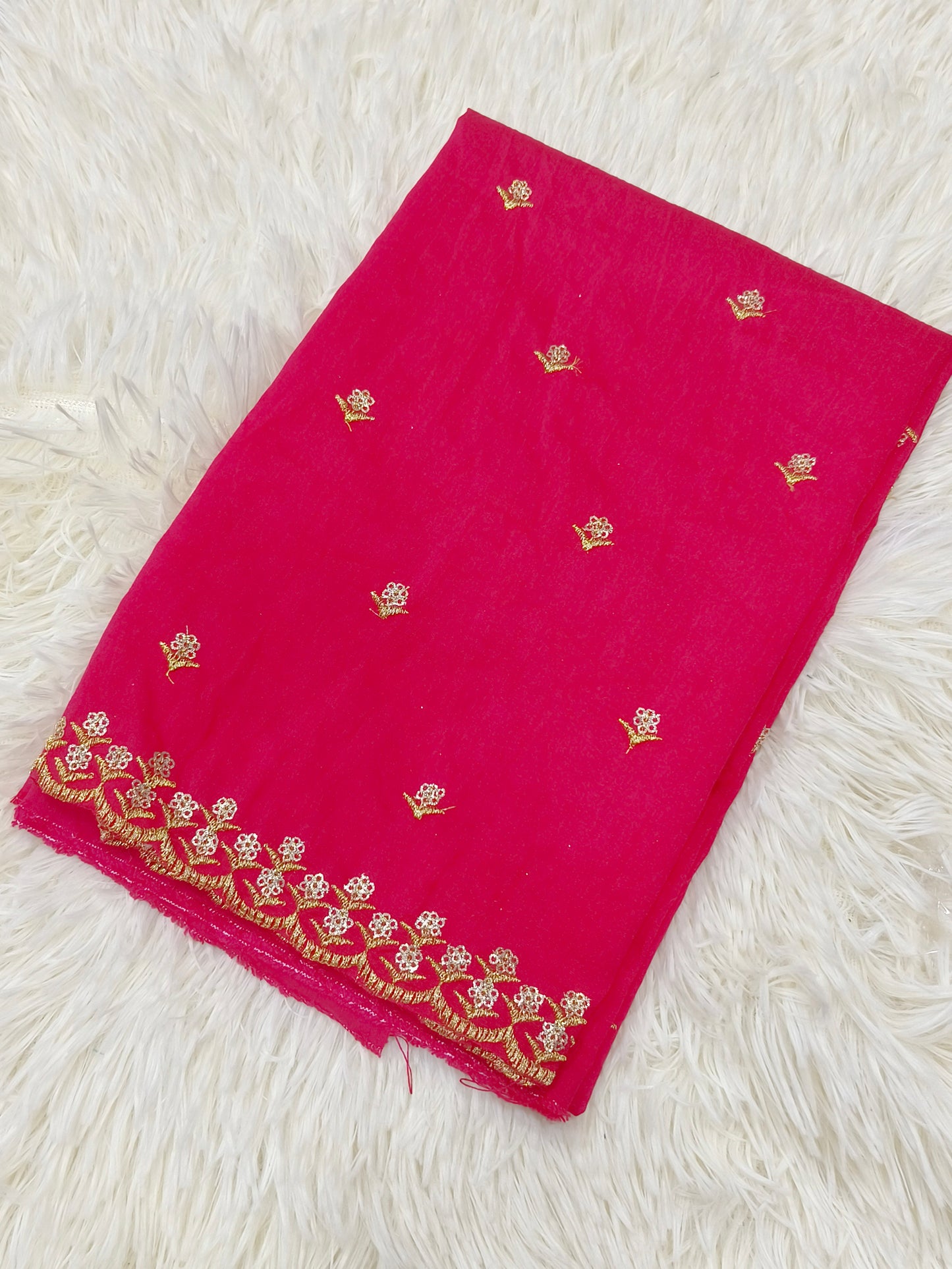 Rani Pink Silk Cotton blouse material