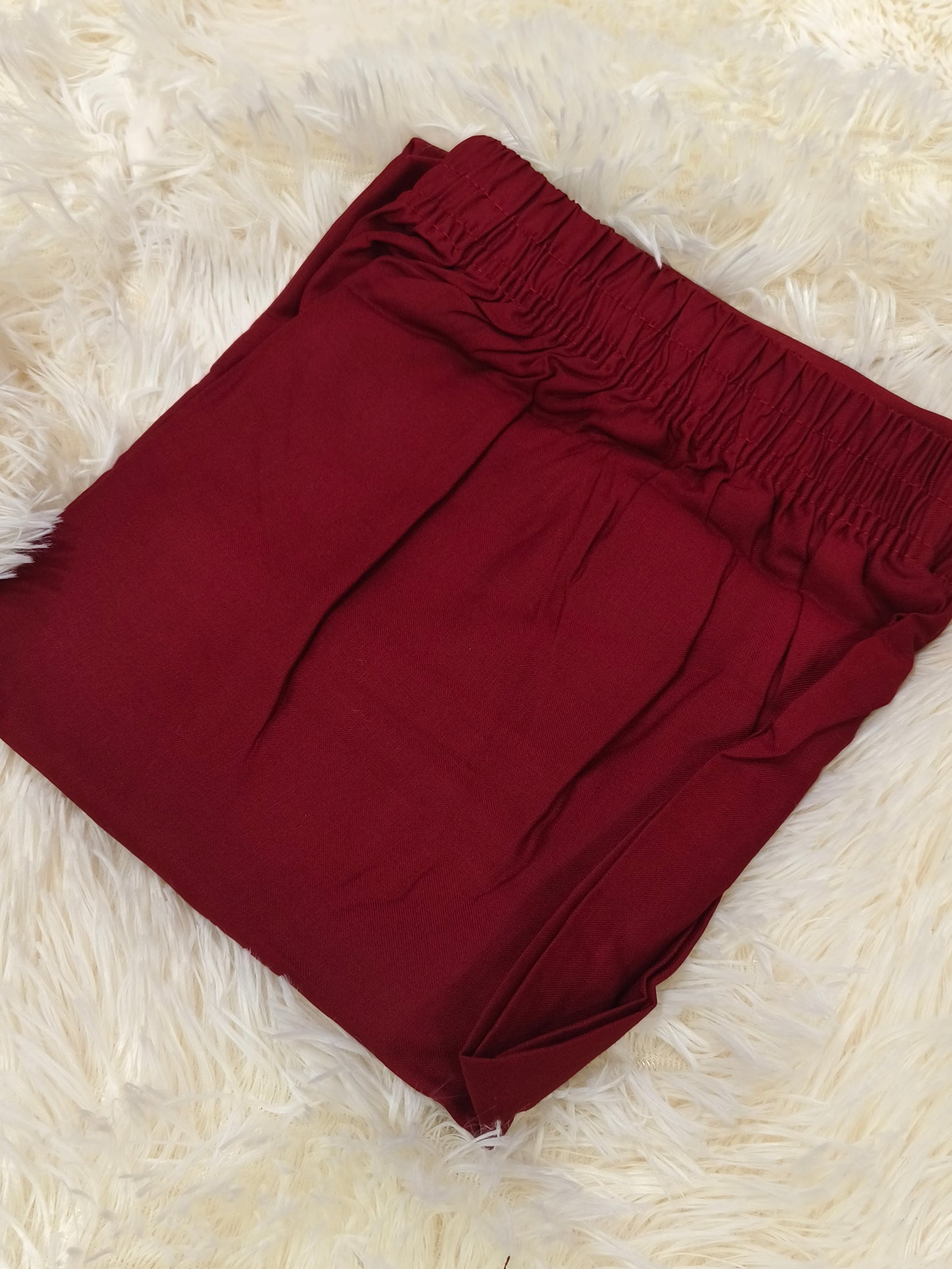 Maroon palazzo pant