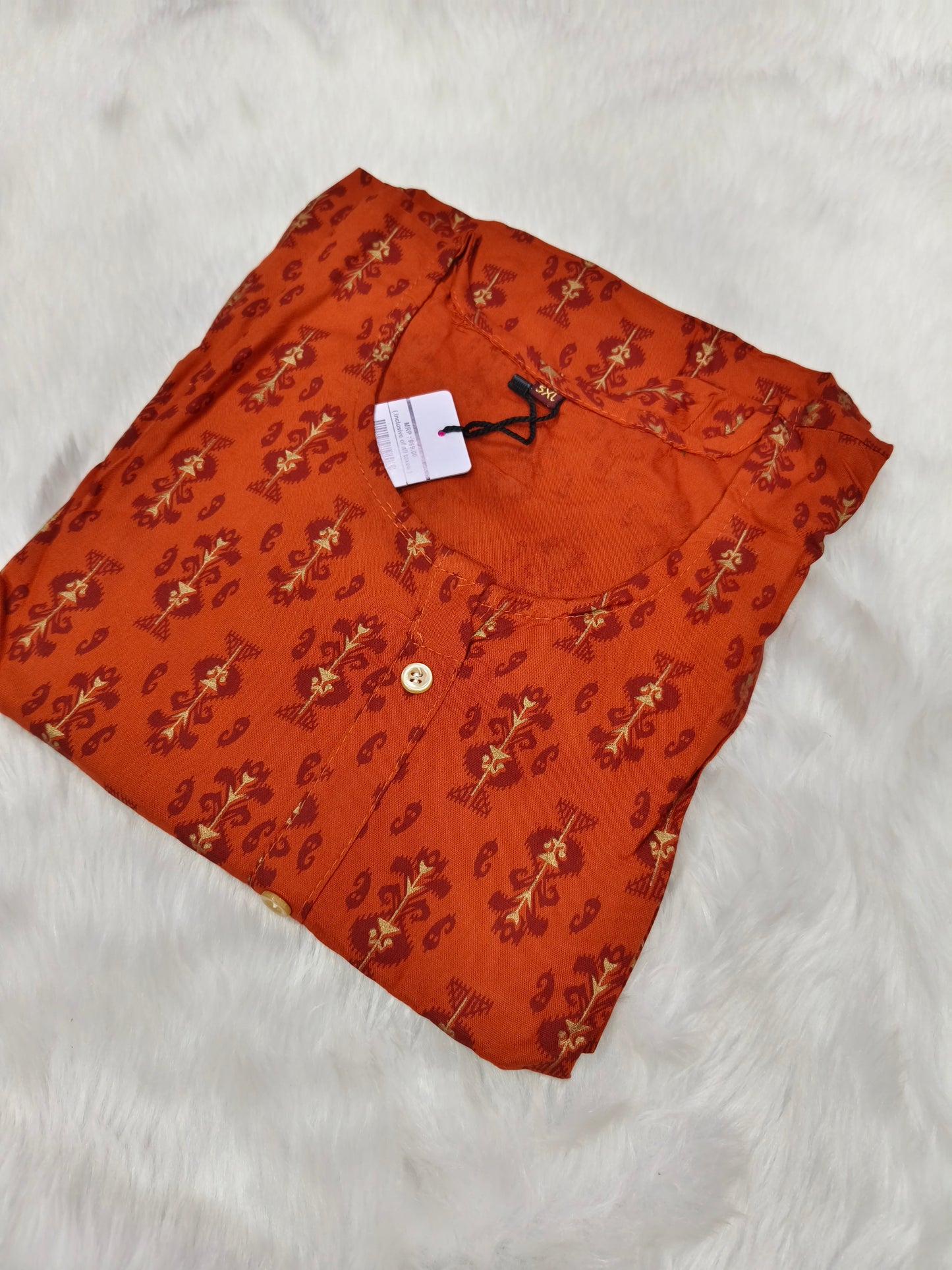 Rustic Royan side cut kurti