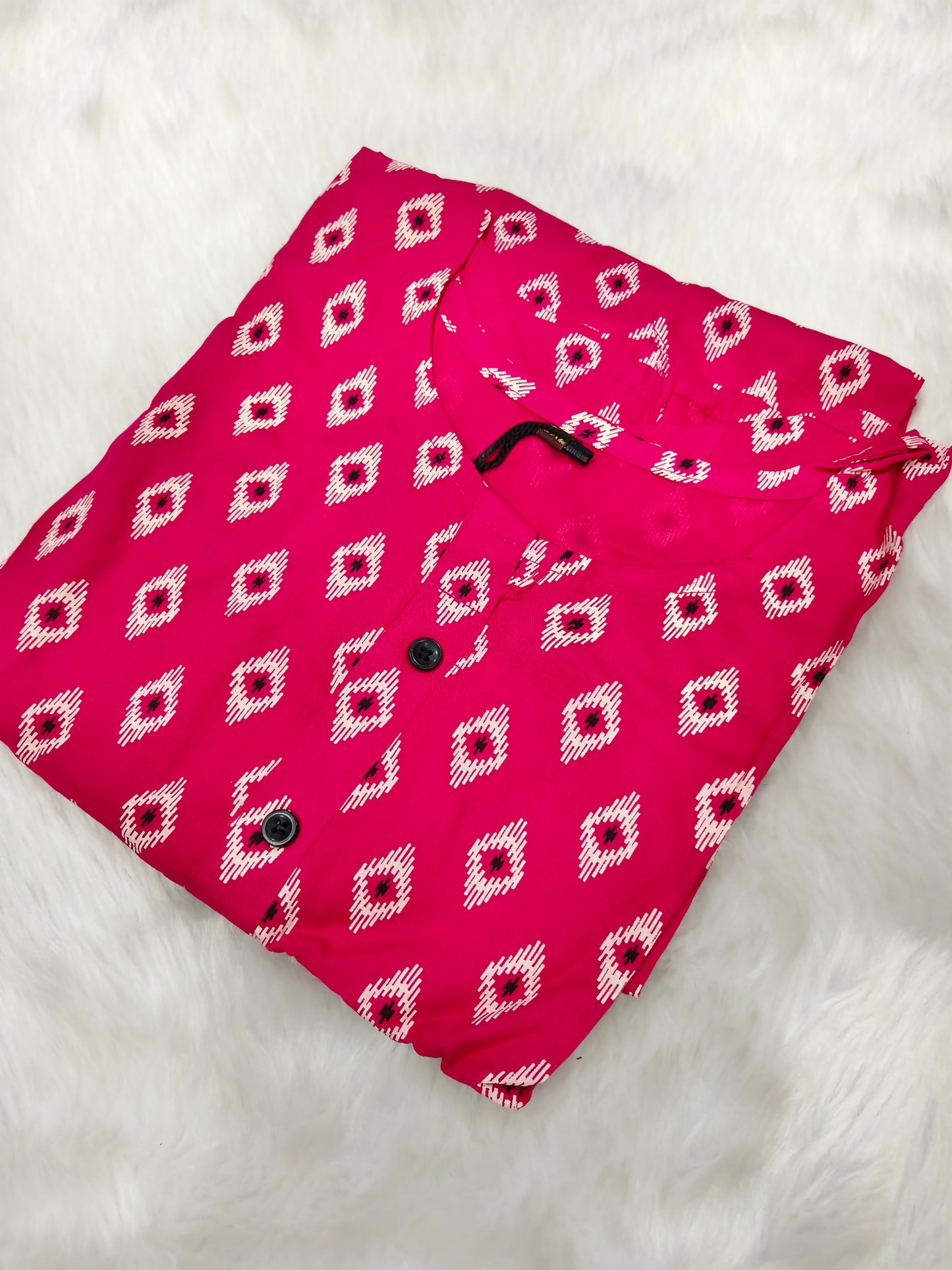Pink Royan side cut kurti