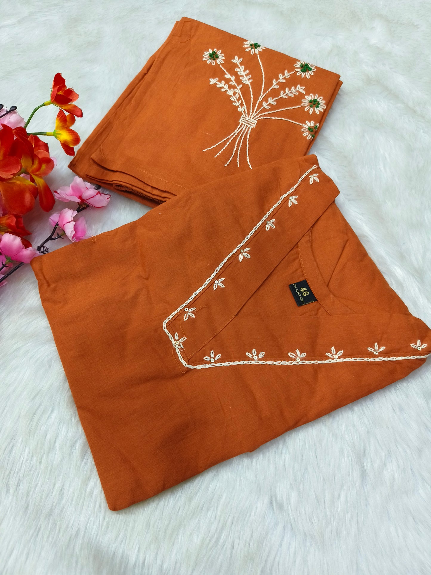 Orange Cotton Cord sets