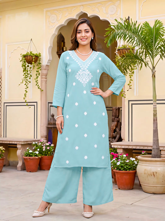 Light Blue Elegant Cord set