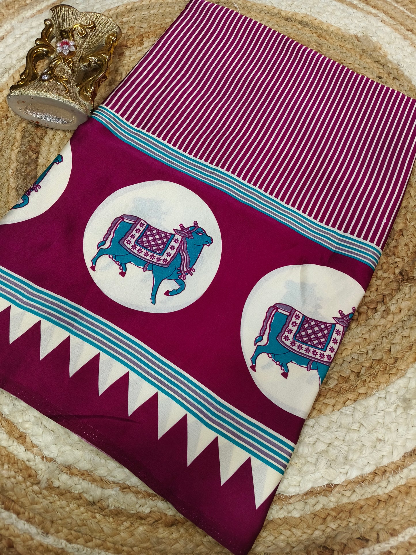 Wine Modal silk saree