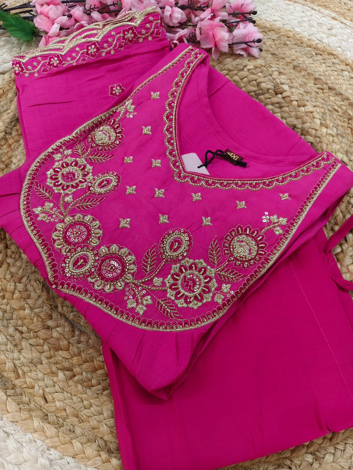 Rani Pink designer Aline suit