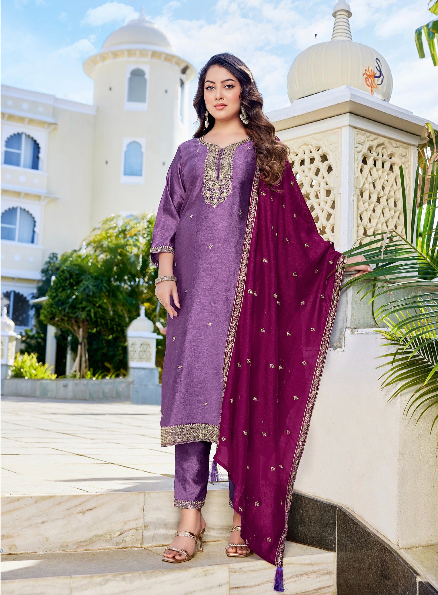 Lavender Elegant designer suits