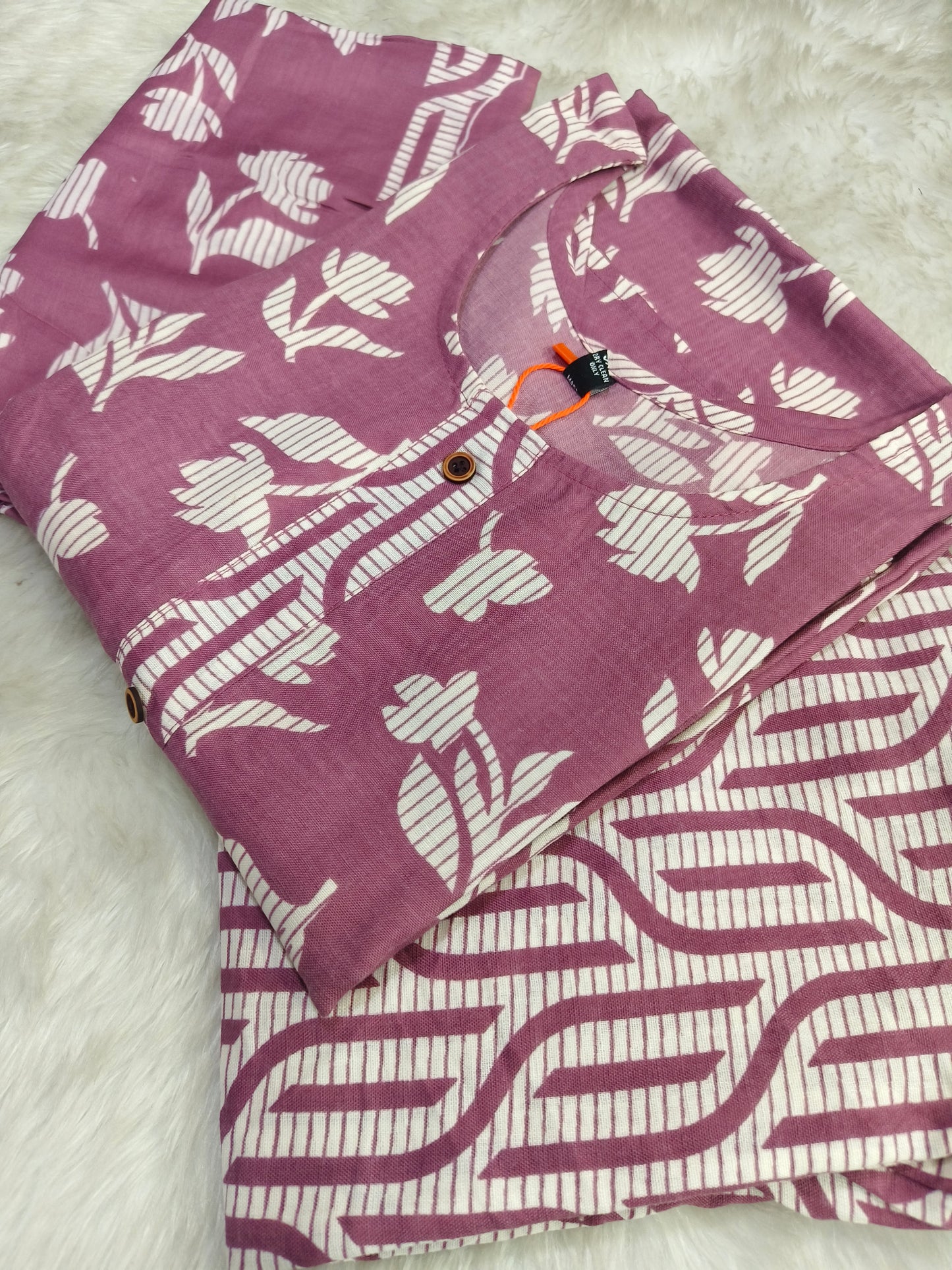 Onion pink Cotton sets with duppata
