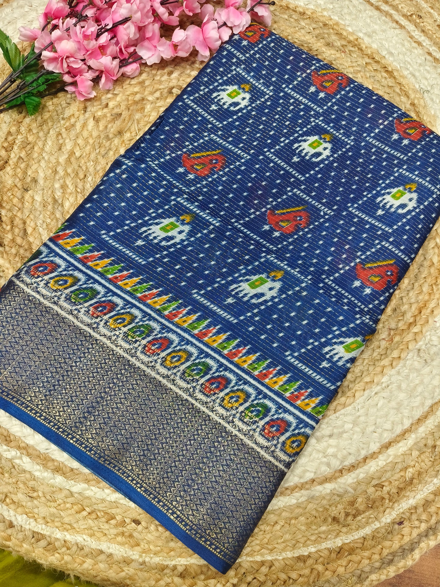 Blue Binny silk saree