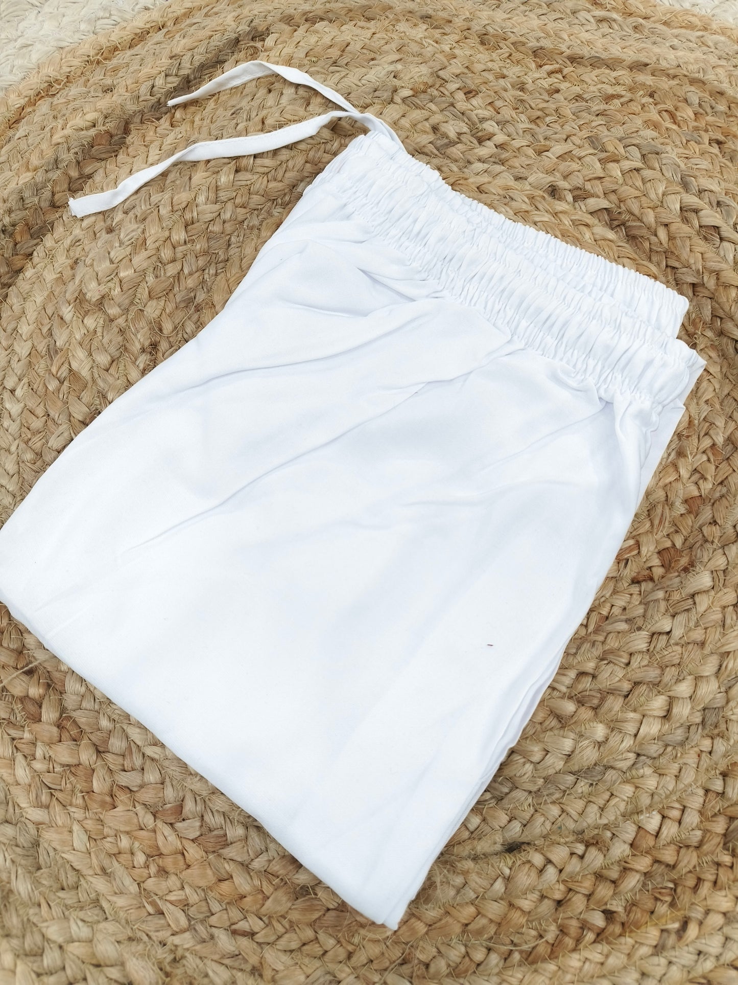 White Rayon plazo pant