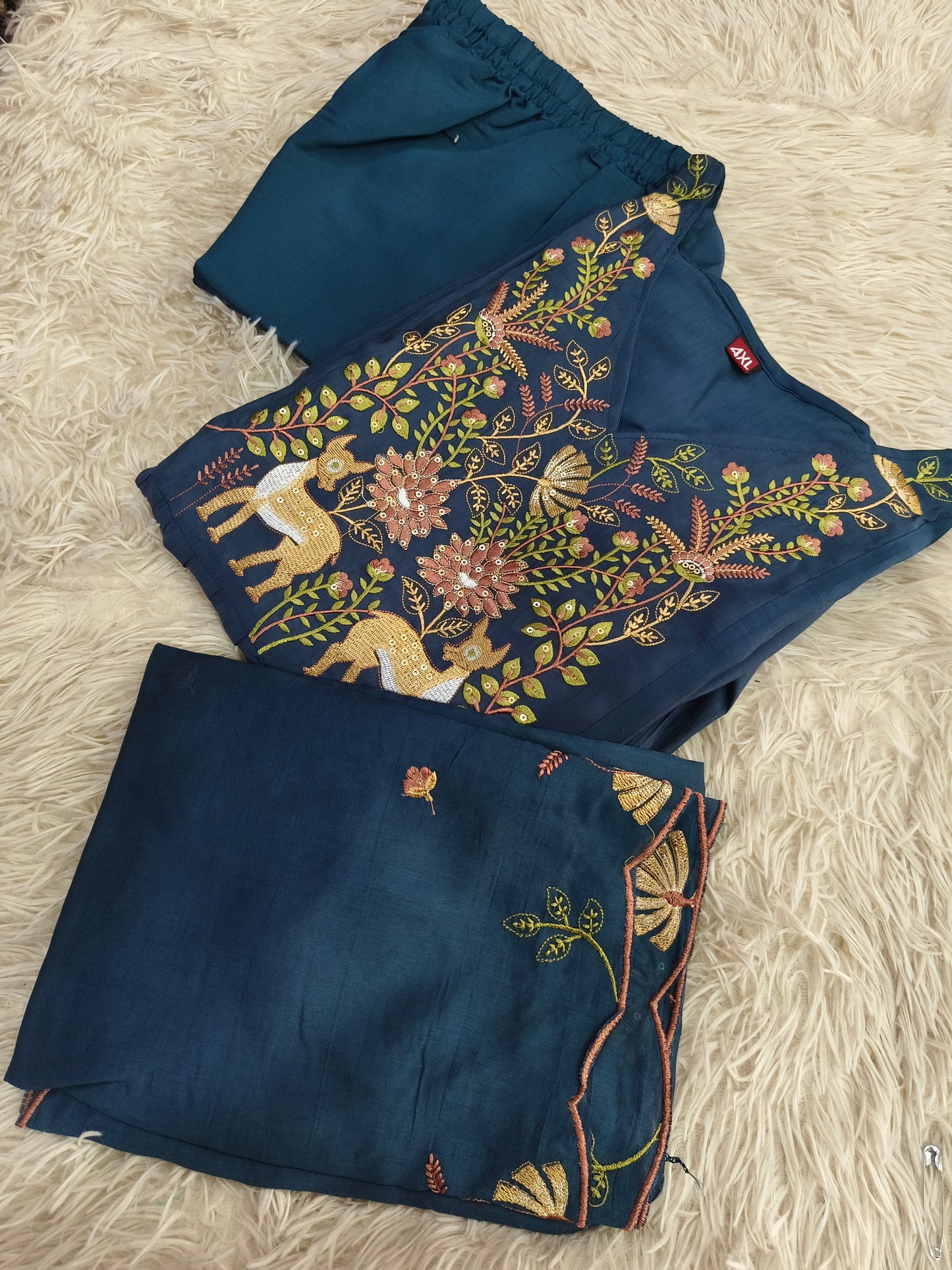 Teal Blue Eelgent Aline designer suits