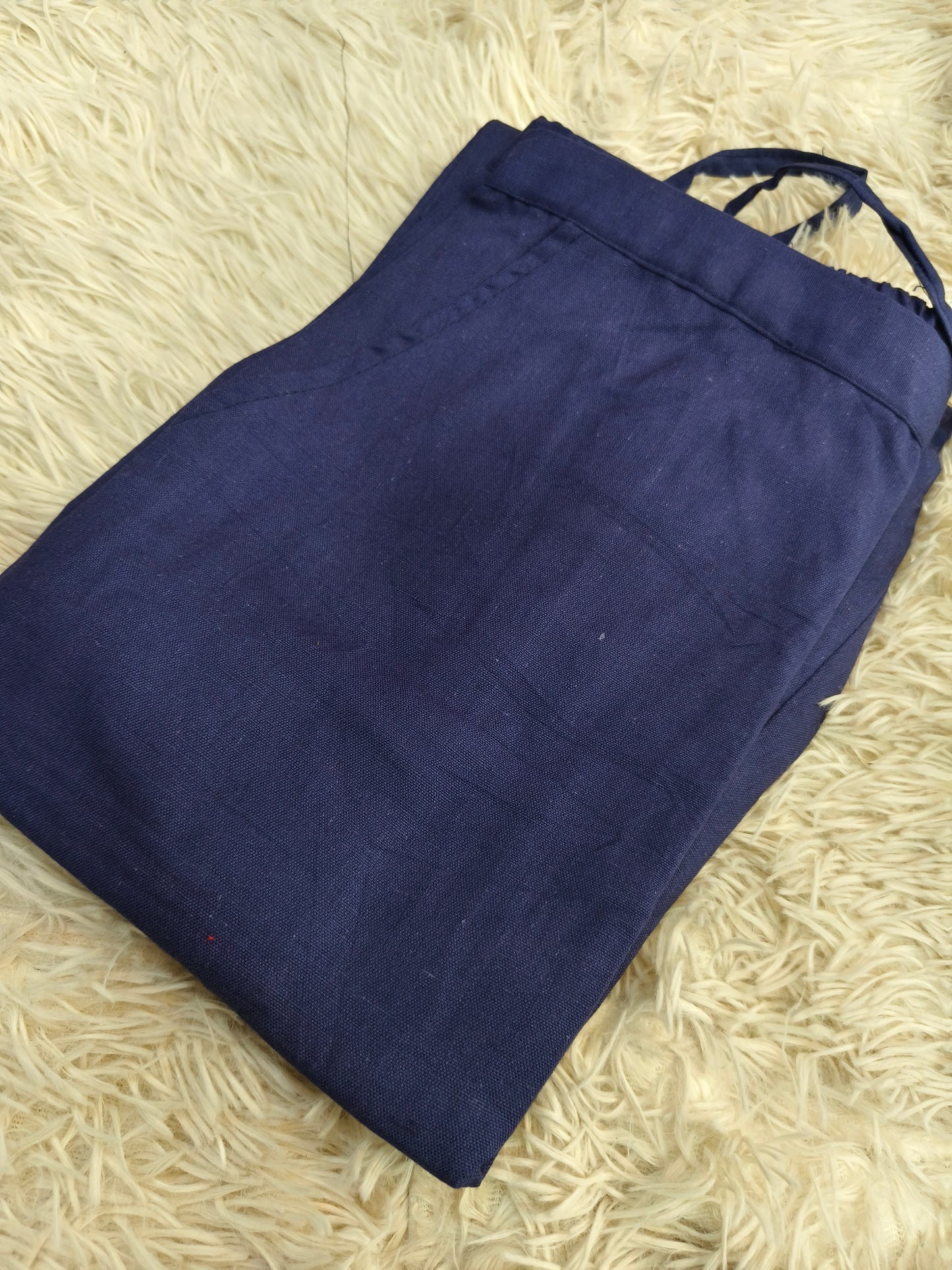 Navy Blue Cotton Pant