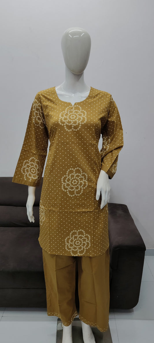 Yellow cotton cord suits