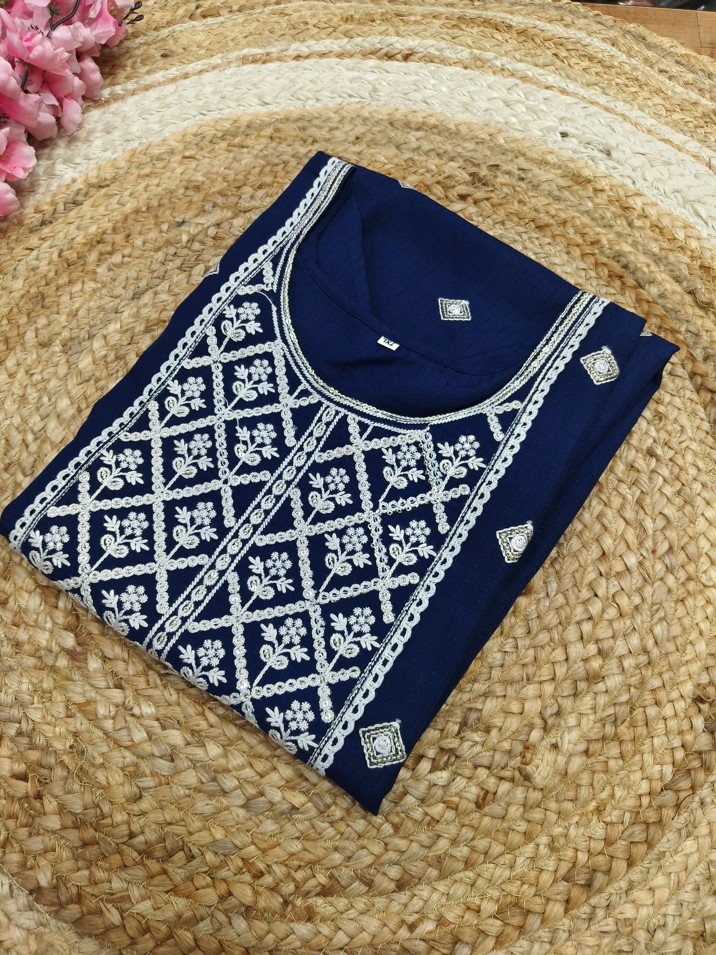 Navy Blue short Kurti 7XL