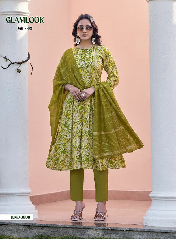 Green Elegant Aline designer suits
