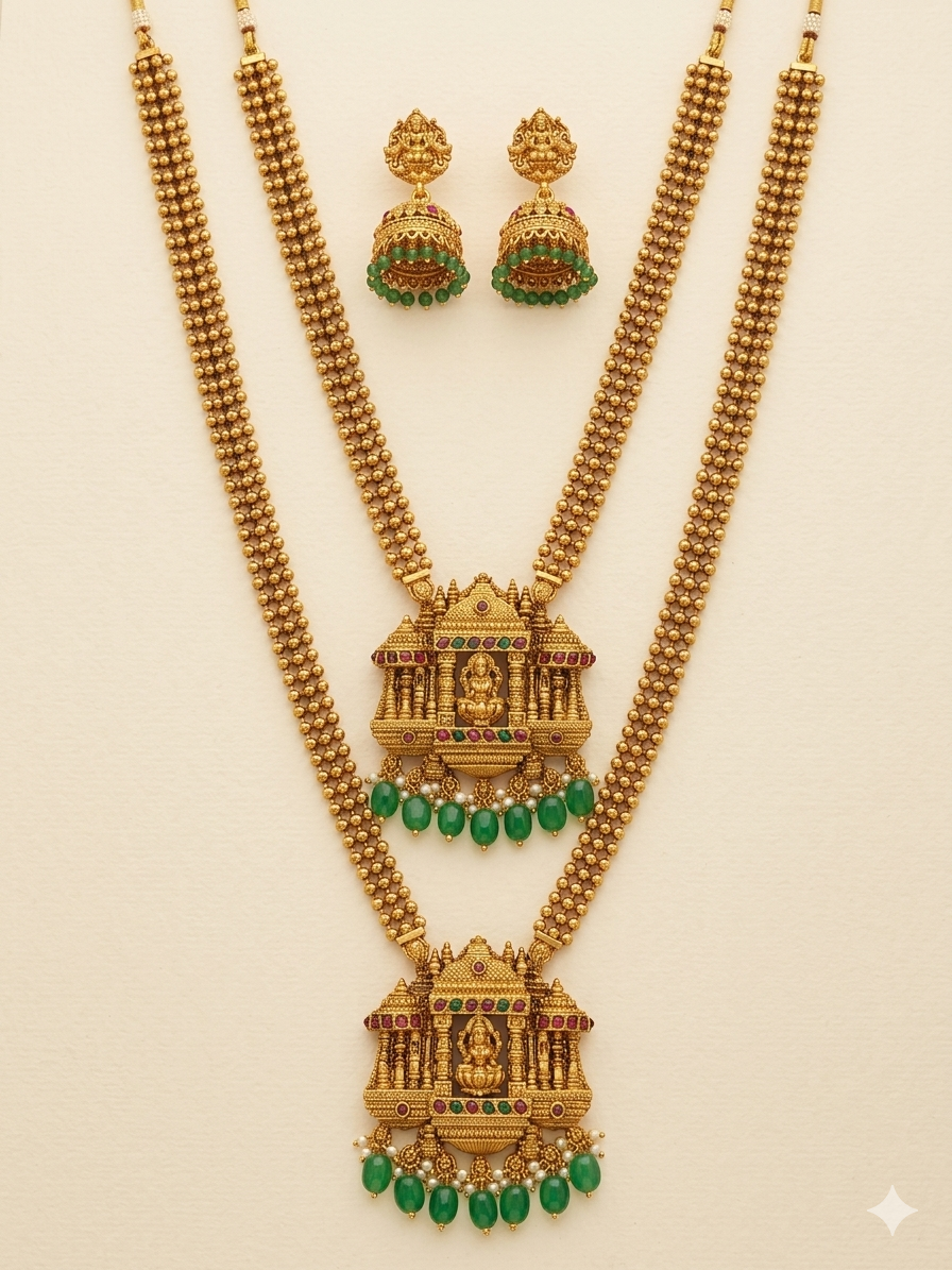 Beautiful Temple jewellery set