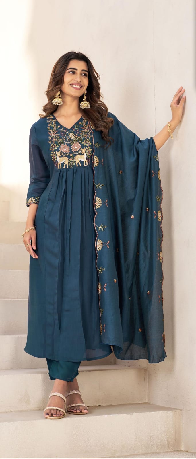 Peacock Blue Eelgent designer suits