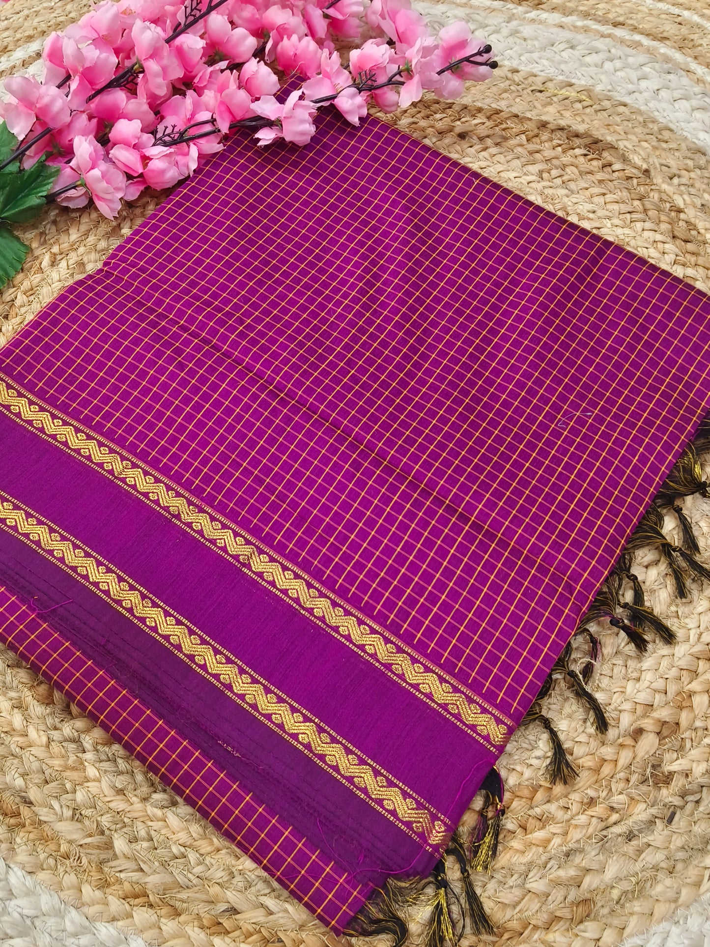 Wine Vintage Arani silk saree