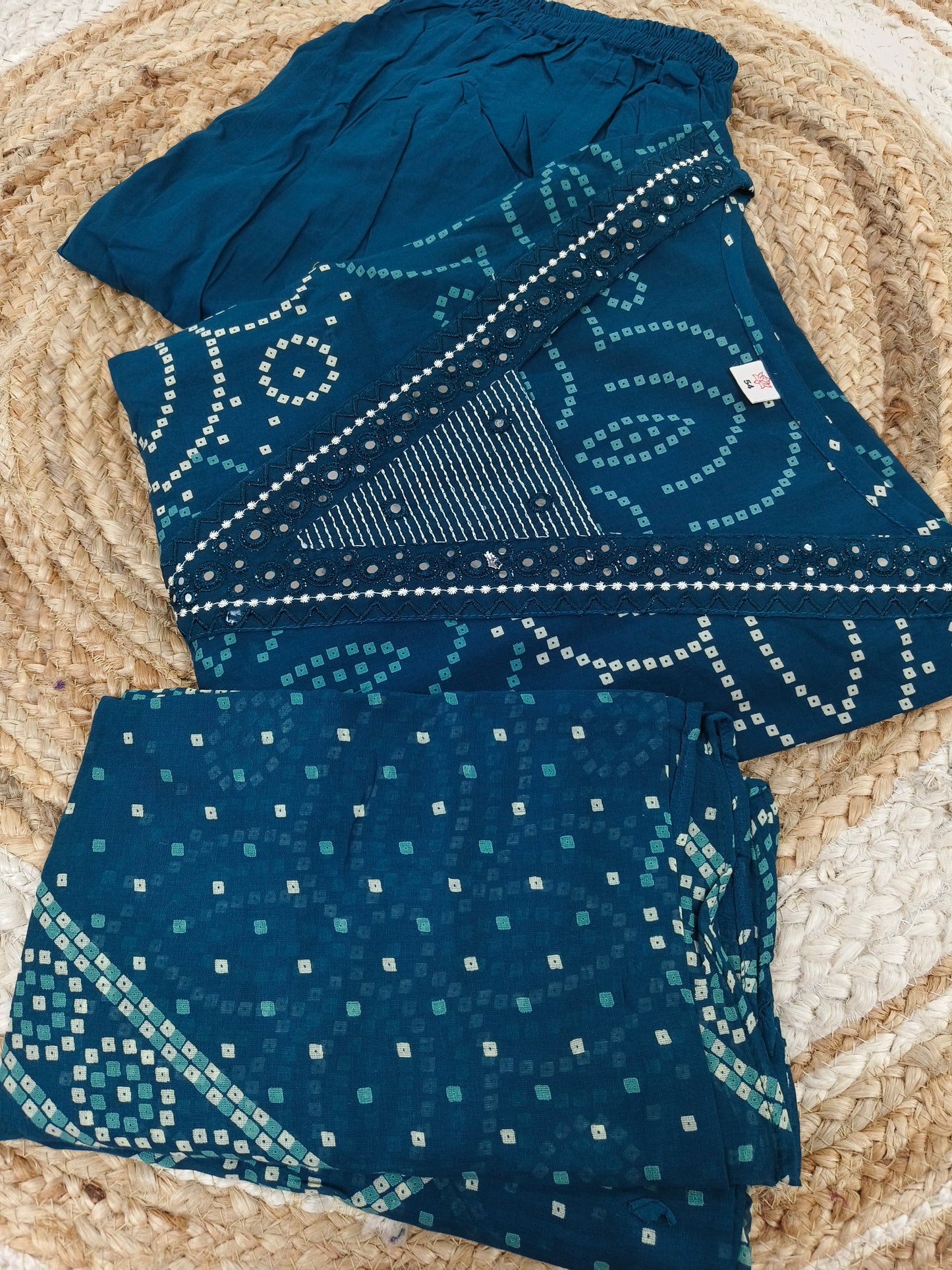 Peacock blue Pure cotton suits