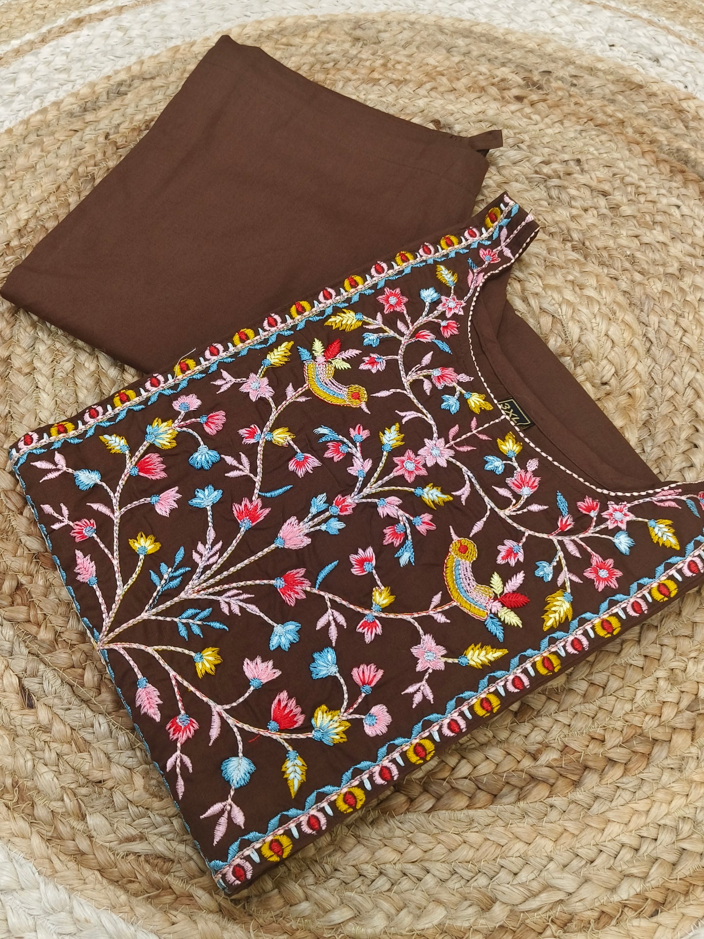 brown Orange cotton cord sets