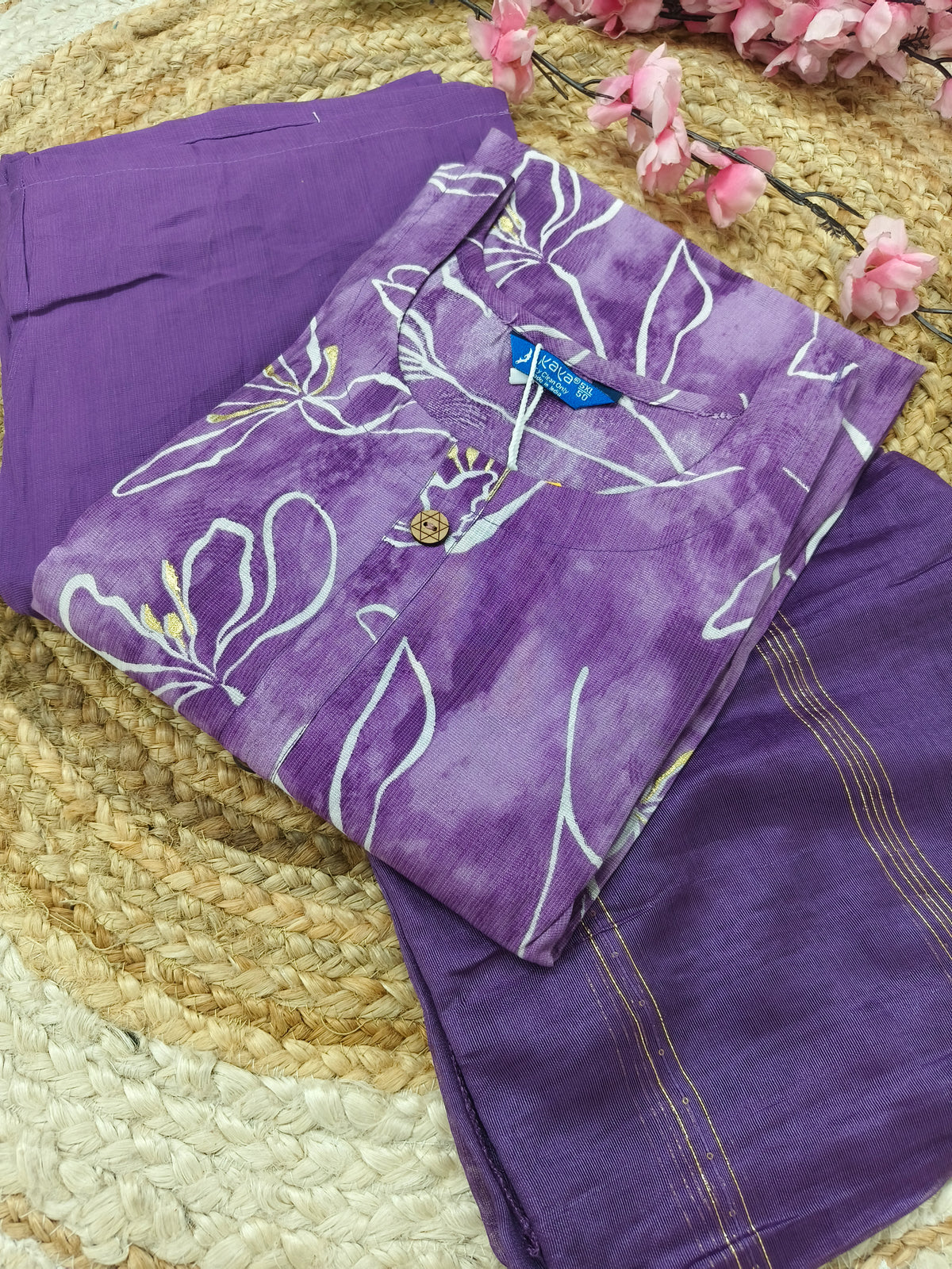 Lavender Elegant Vatican silk Dress