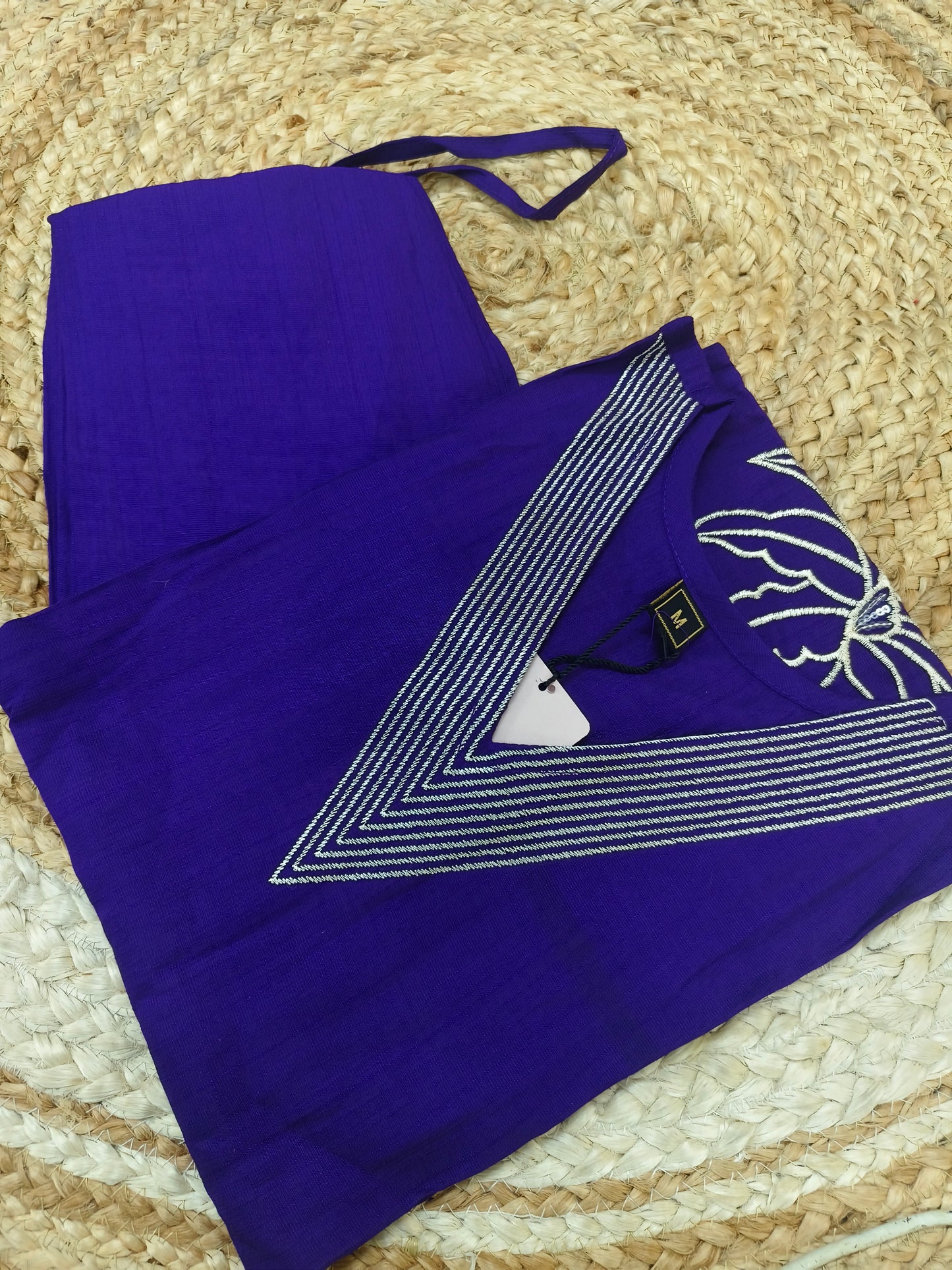 Purple Orange cotton cord sets