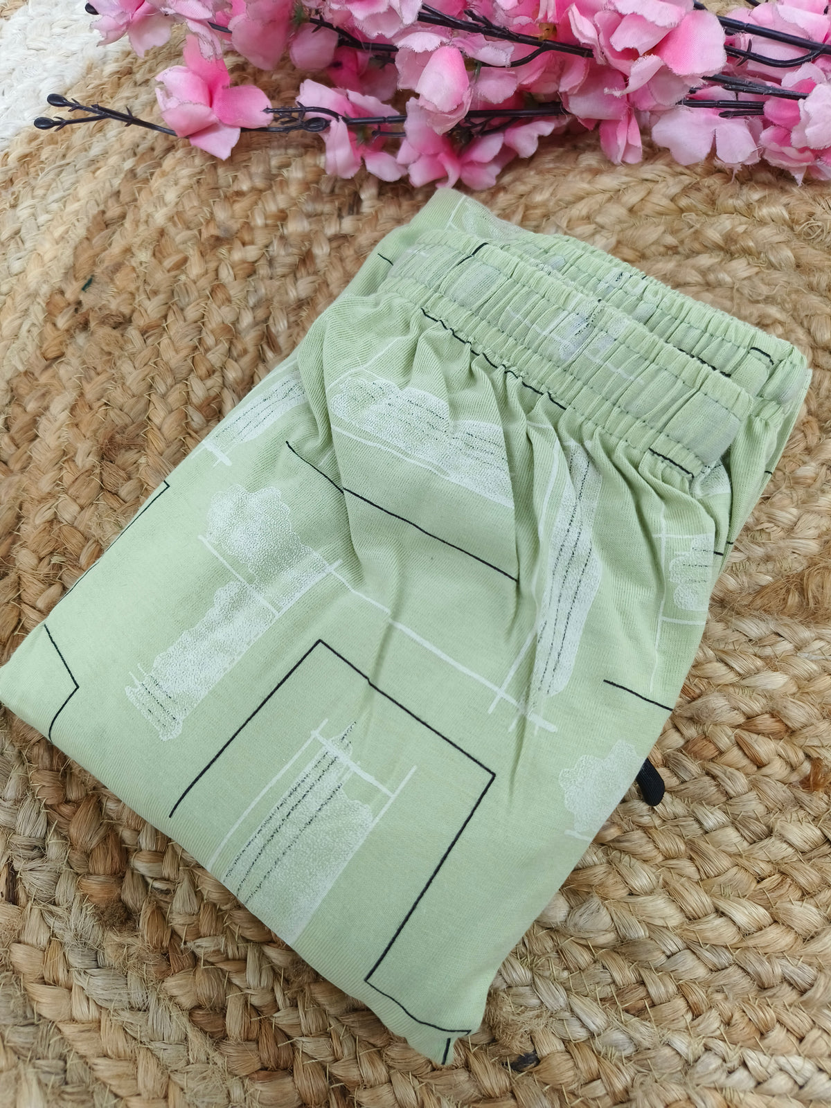 Light green colour night pant 3XL/4XL