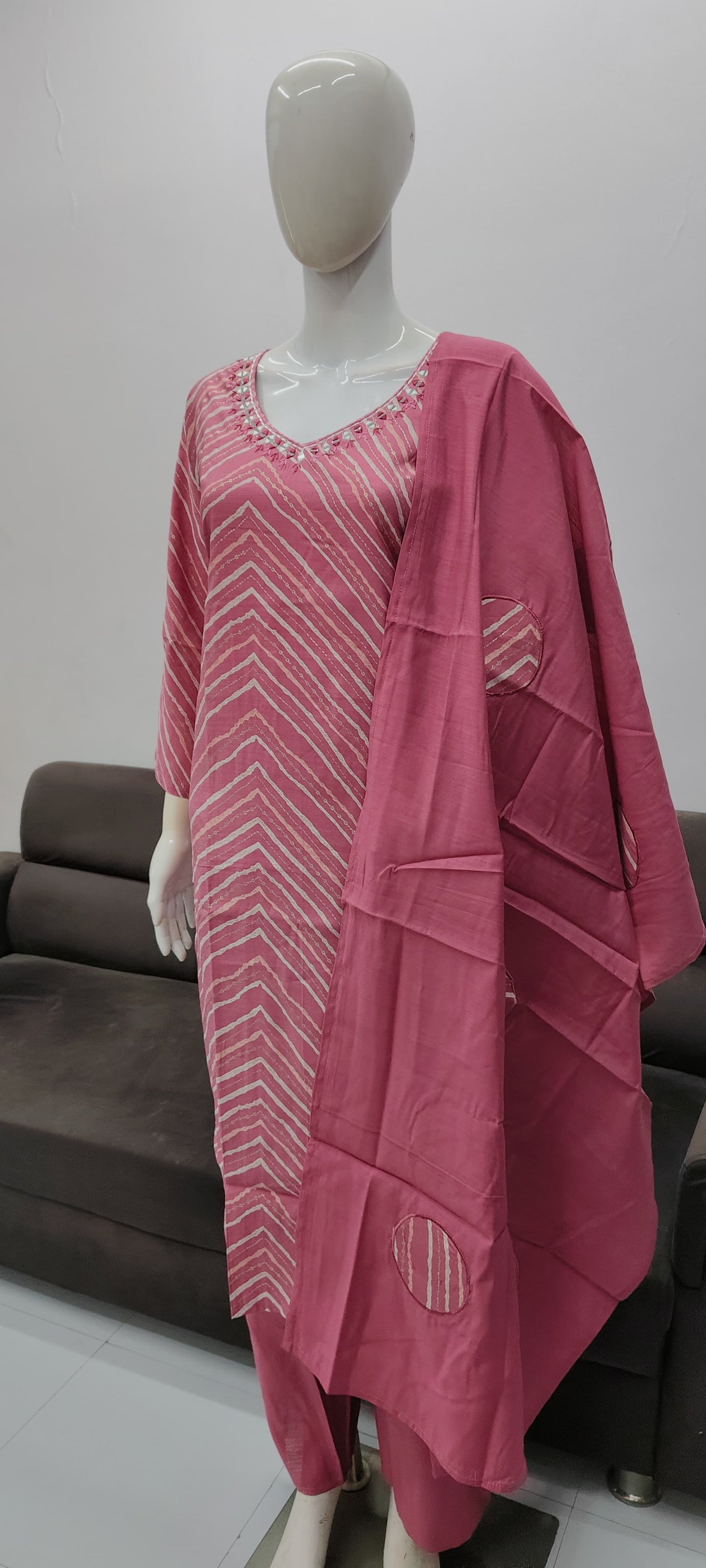 Pink designer salwar suites