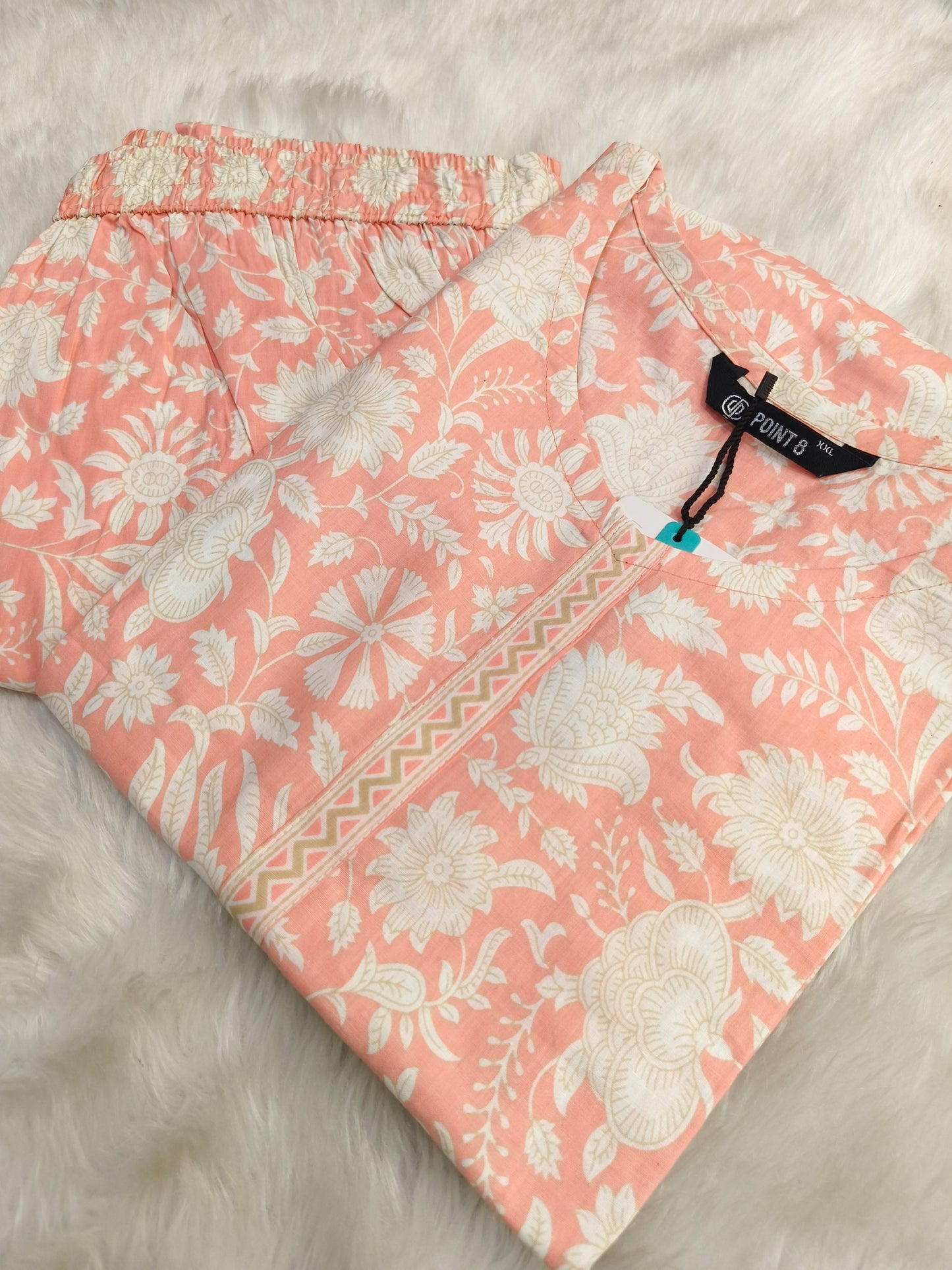 Peach Two piece cord sets