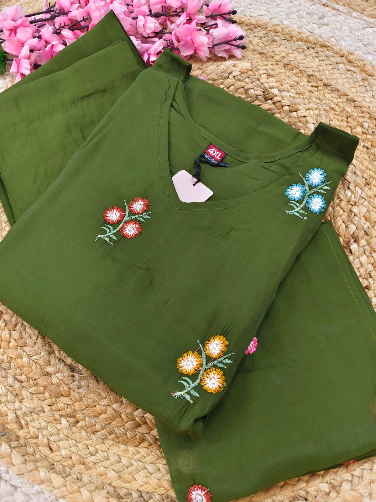 Bottle Green Elegant designer Aline suit