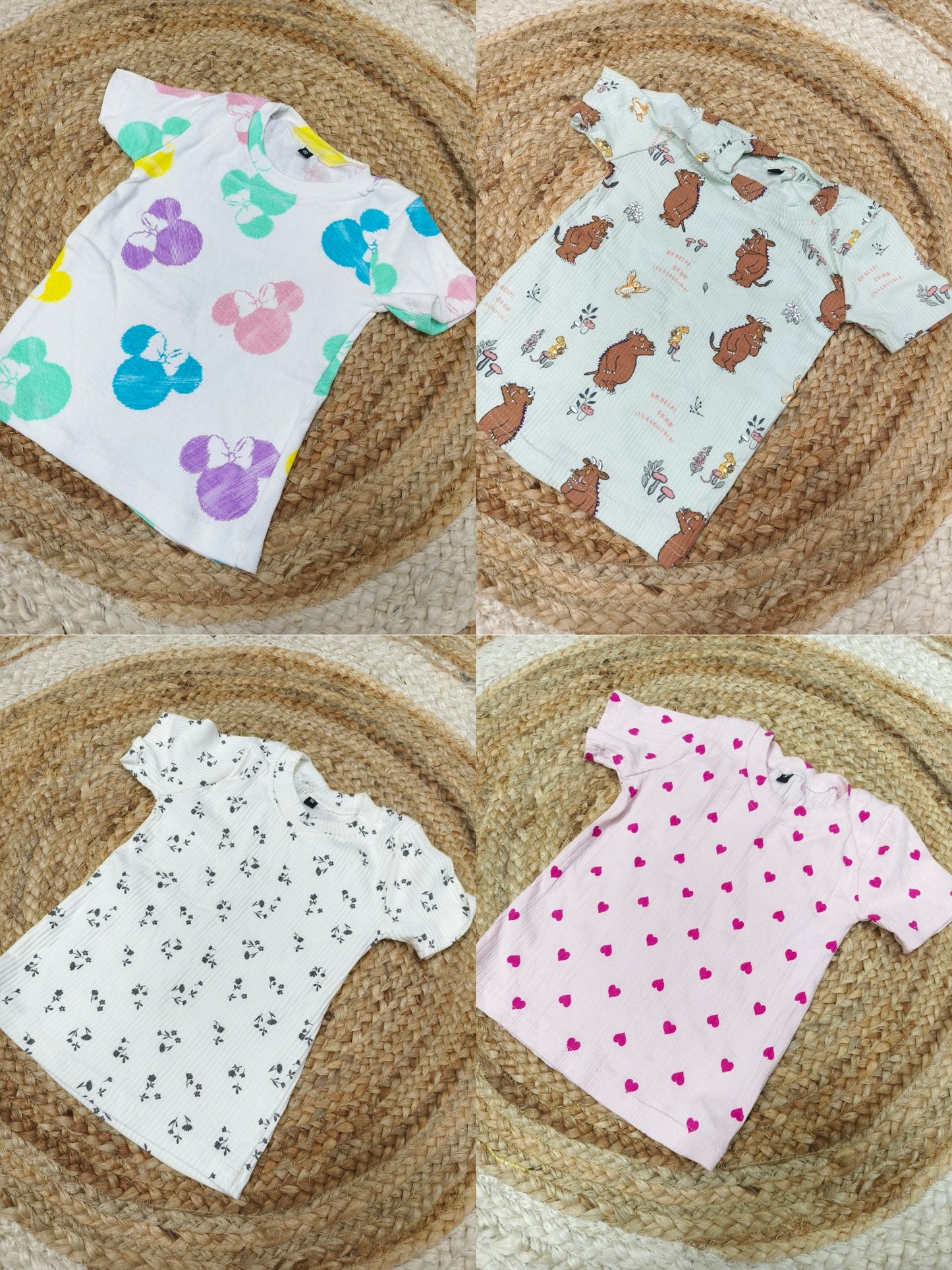 Kids Combo T shirt (4) size - S
