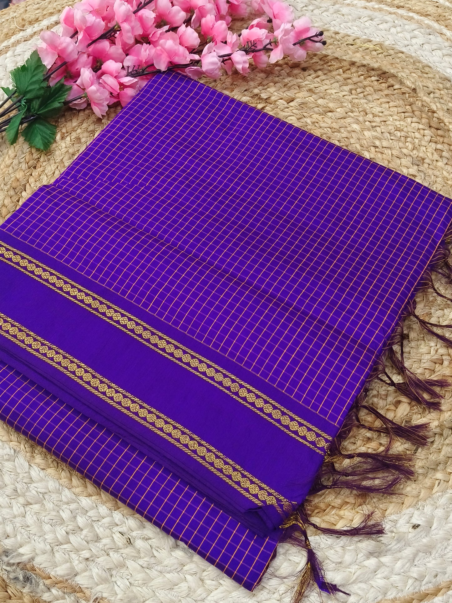 Purple Vintage Arani silk saree