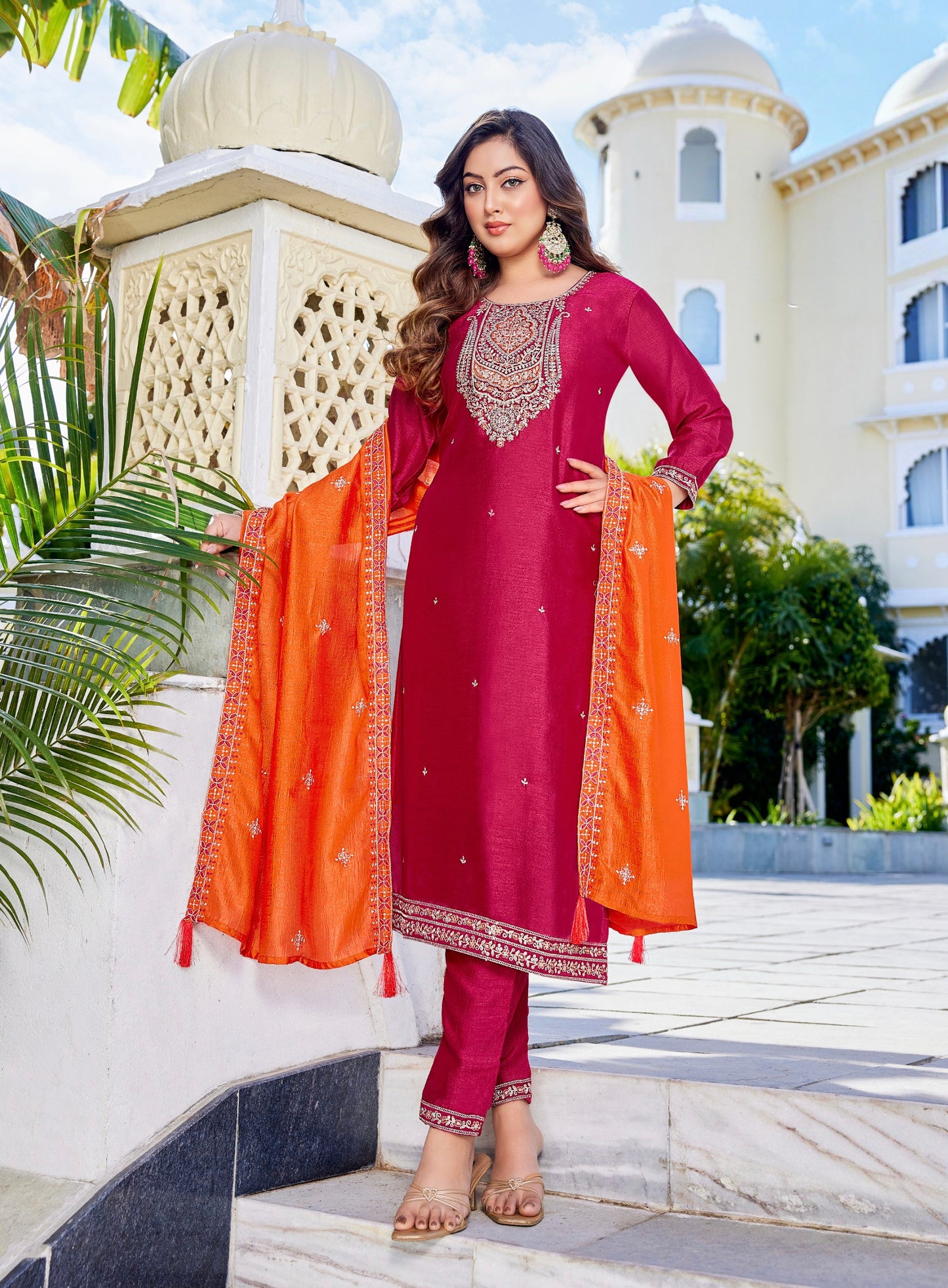 Pink Elegant designer suits