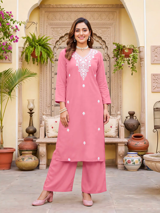 Peach Elegant Cord set
