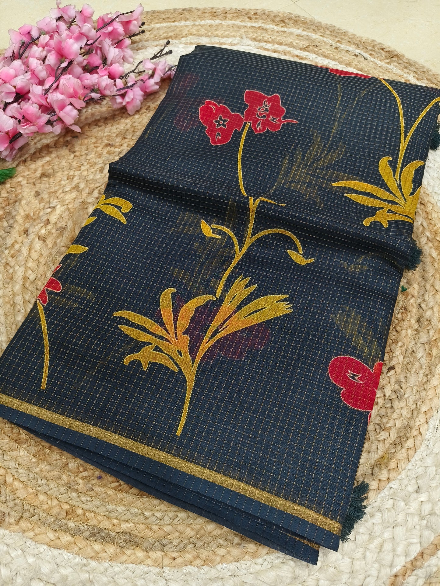 Elegant Black Kota Silk Saree