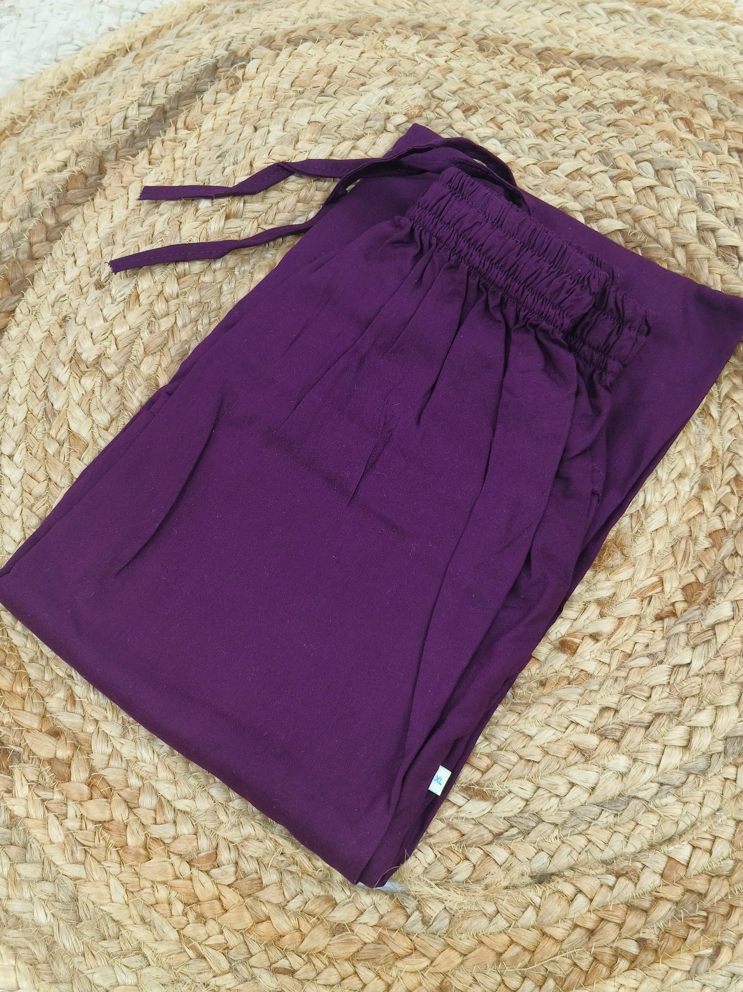 Wine Rayon plazo pant