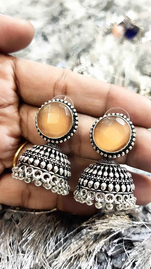 Brown Stone Earrings