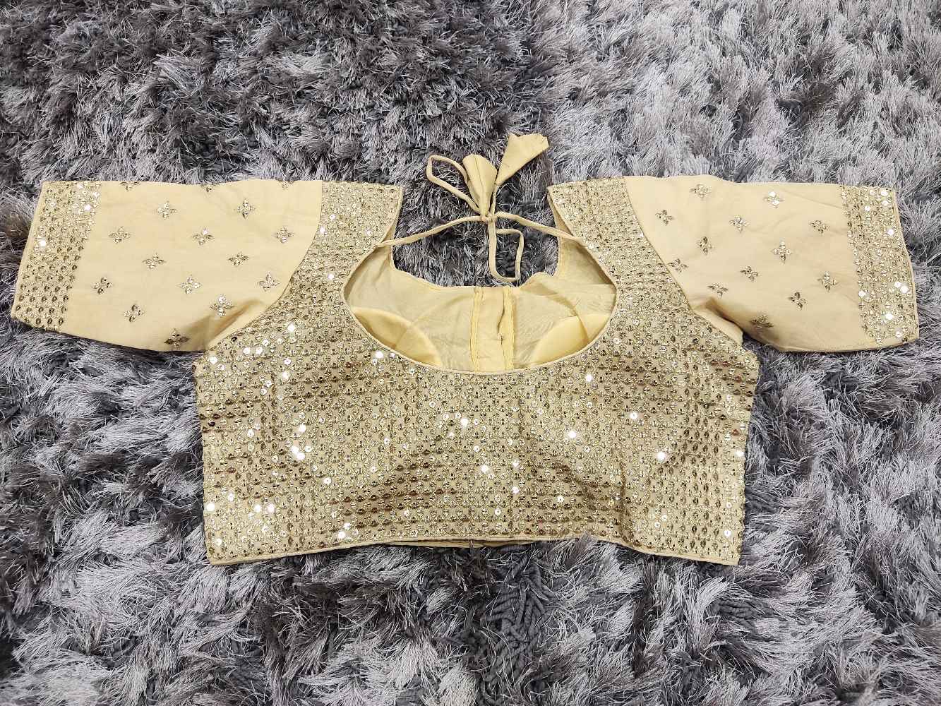 Creamy Designer blouse