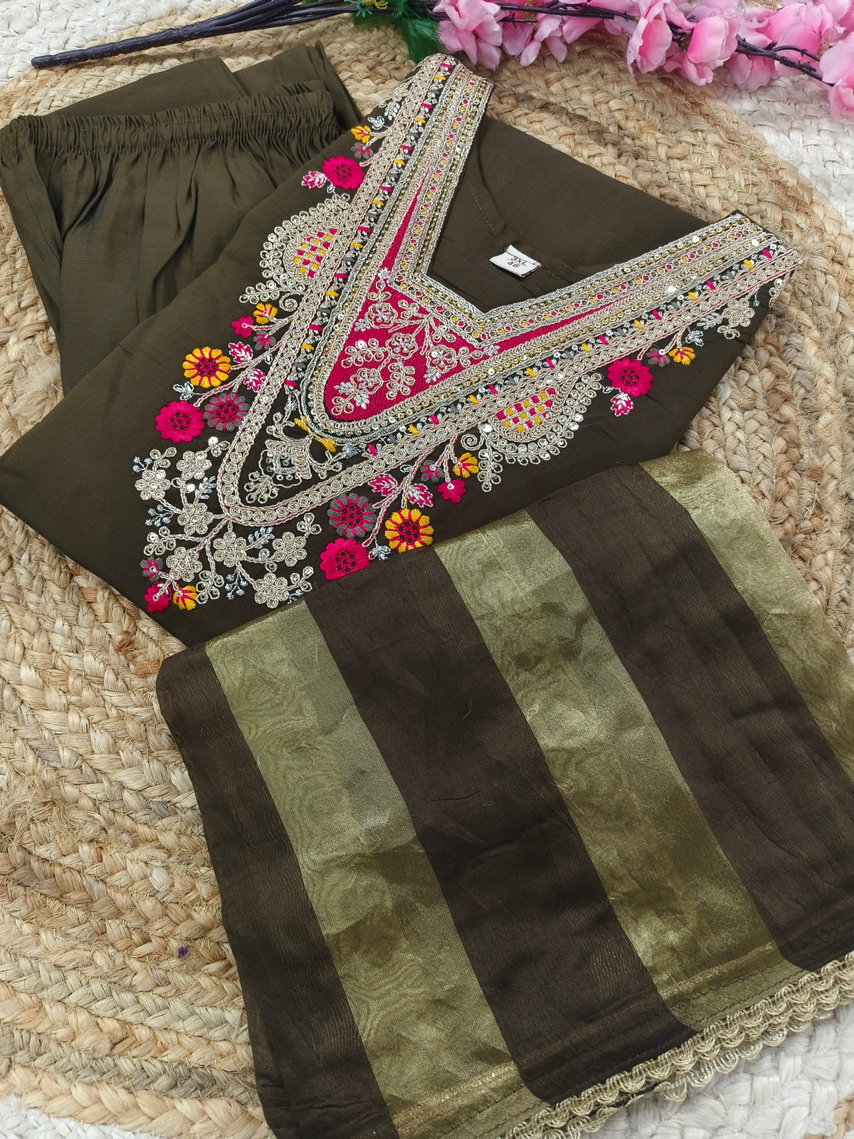Brown Elegant Designer suits