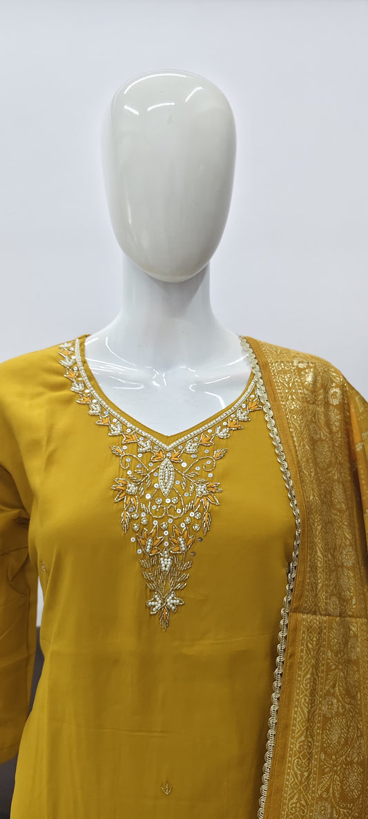 Yellow Elegant  Designer suits