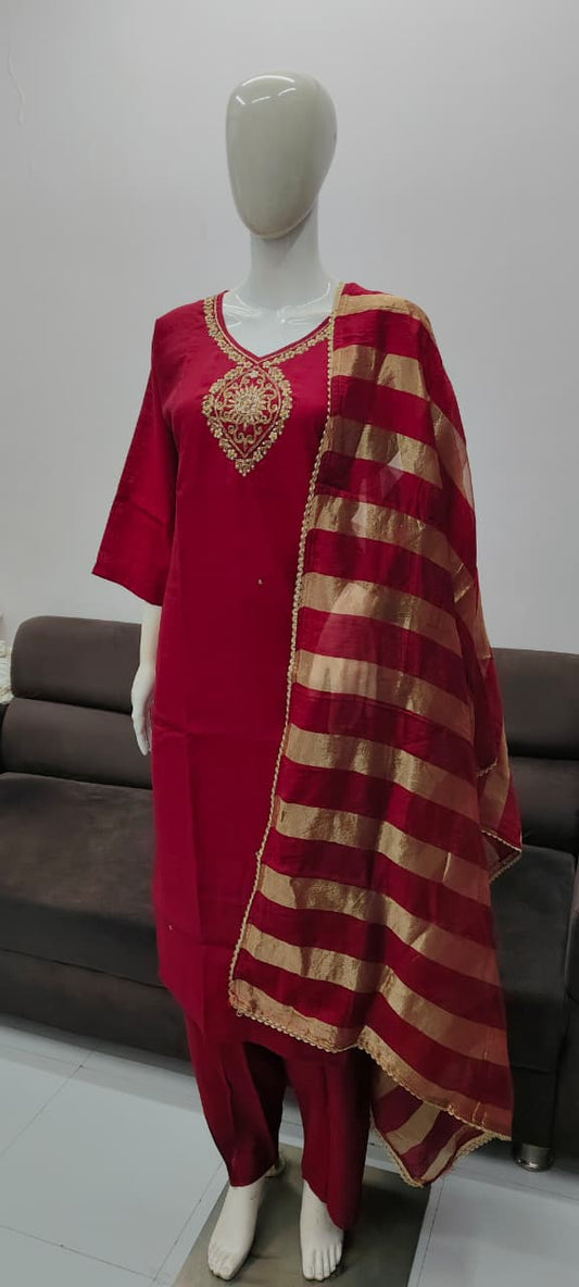 Red Elegant  Designer suits