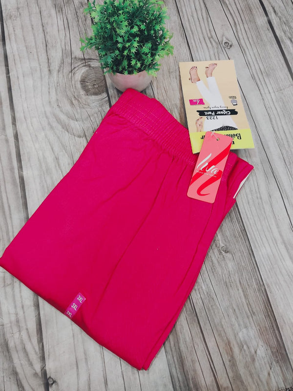 Rani Pink lycra strechable pants