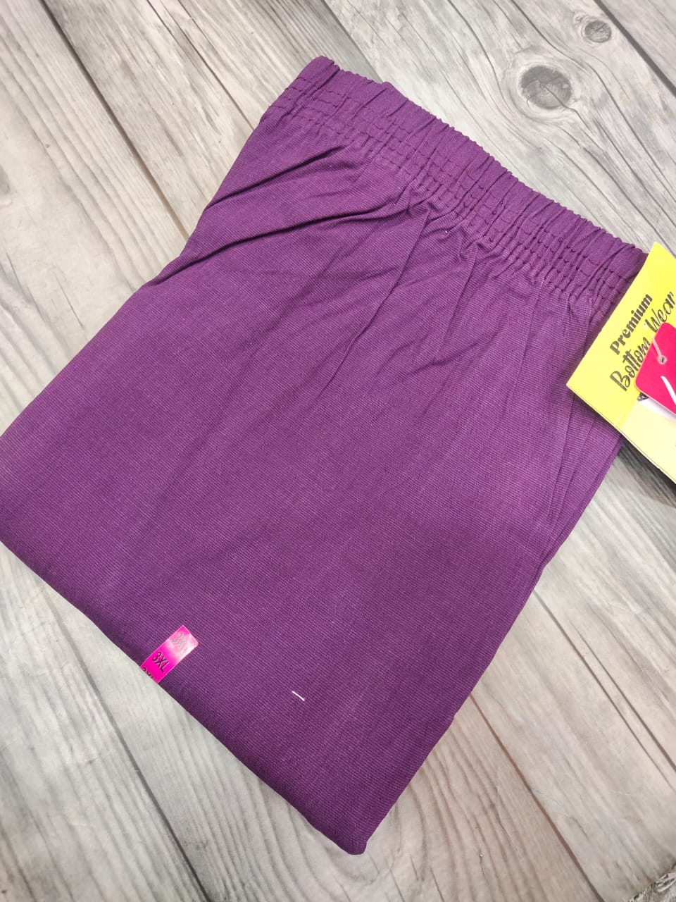 Purple lycra strechable pants