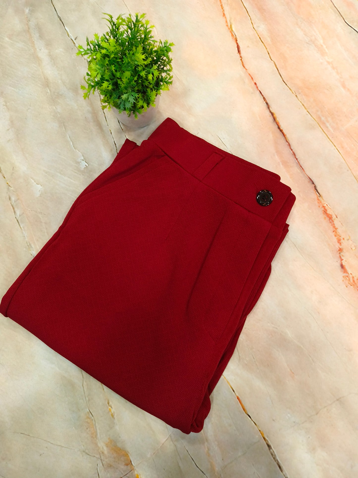 Maroon formal pants