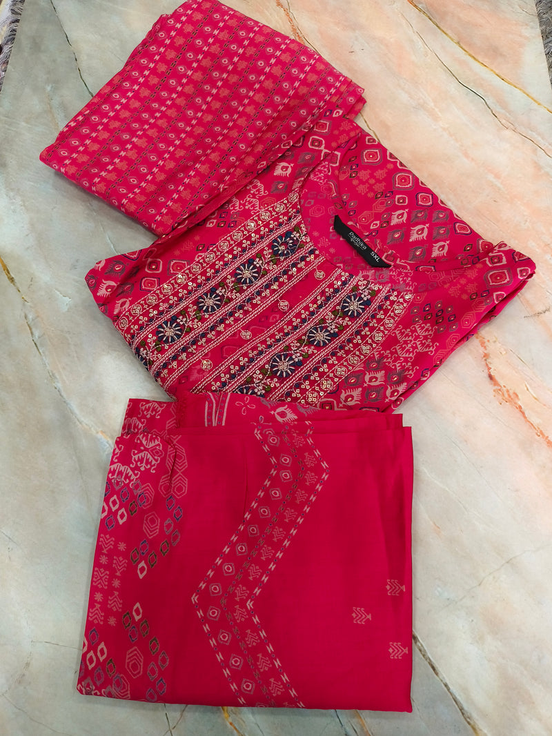 Pink Designer sets with duppata