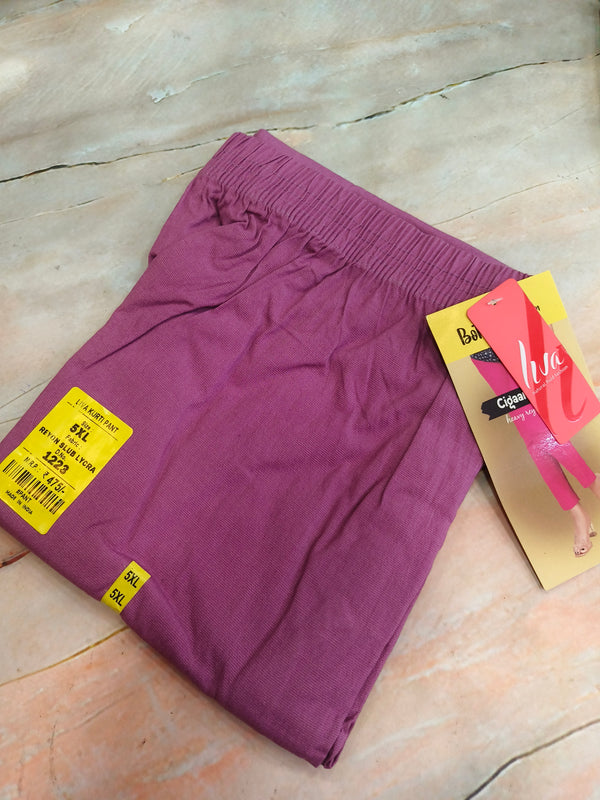 Light purple Lycra strechable pants