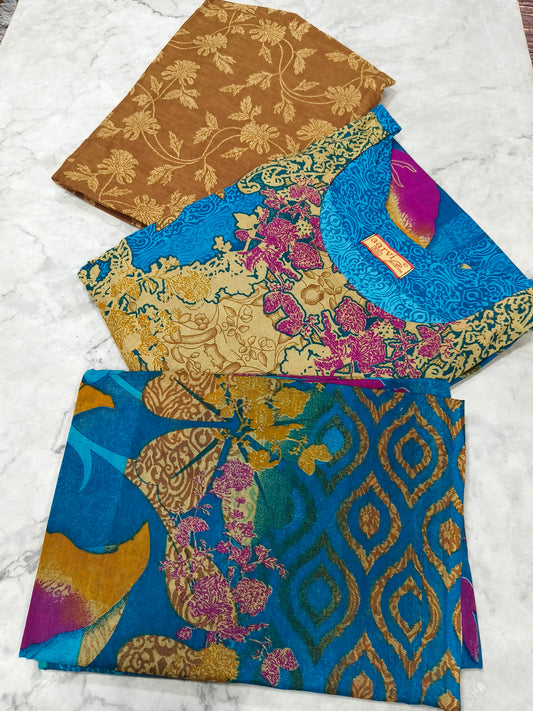 Blue Pure Cotton Suit