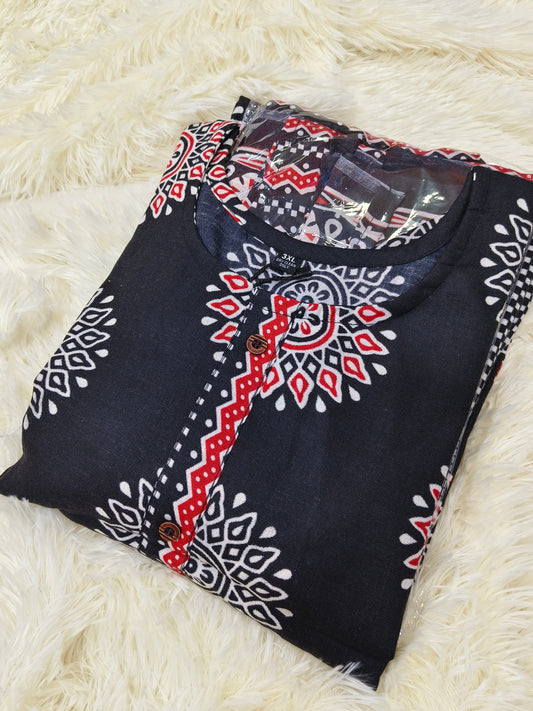 Black Cotton sets with duppata