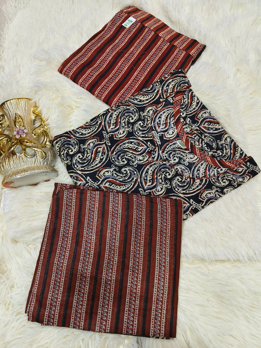 Black Pure Cotton sets with duppata